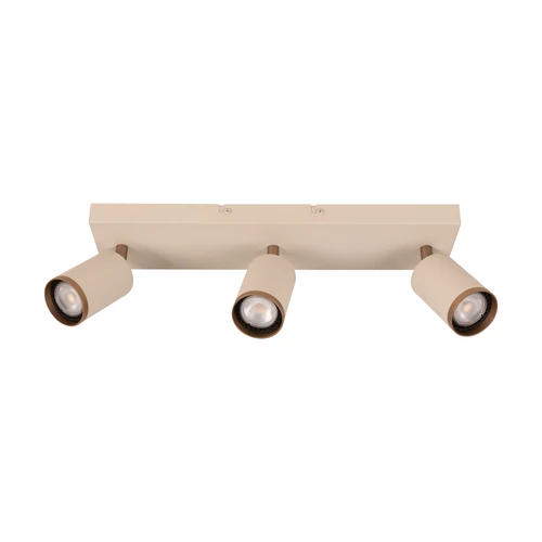 Lucide REGINA - Spot plafond - 3xGU10 - Taupe | Essential - éteint